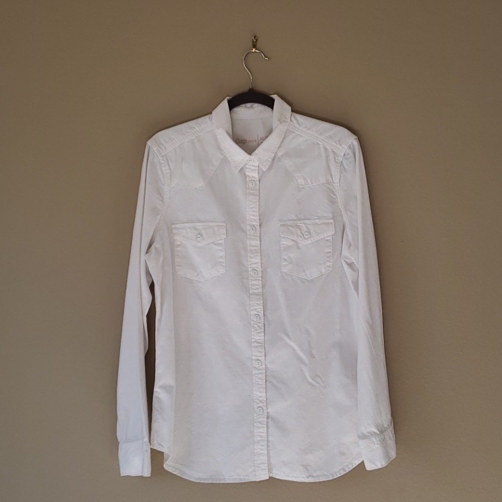 Gap 1969 size:xl white chambray